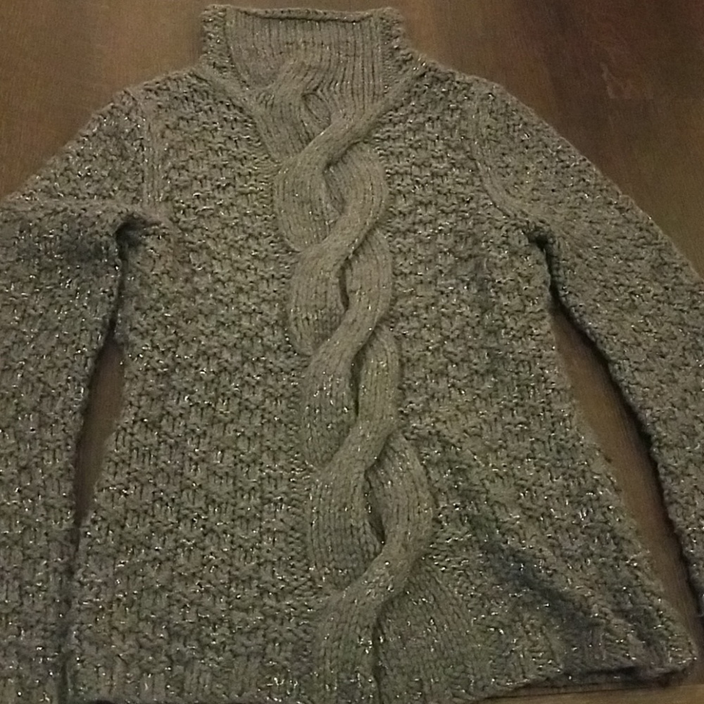 Cable knit sweater